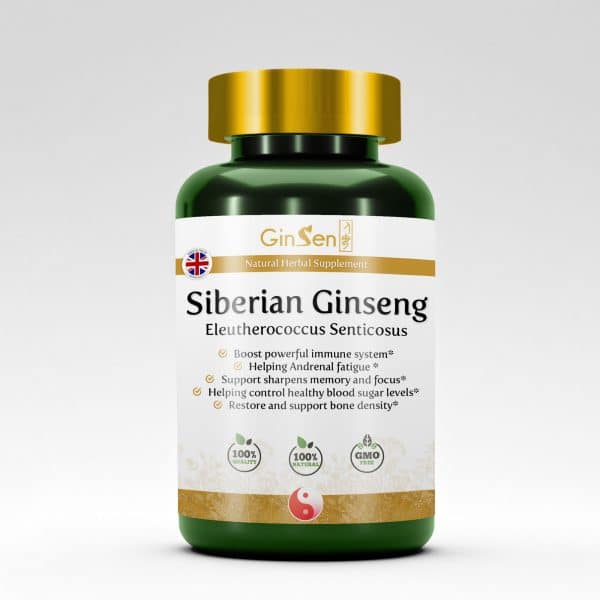 Siberian Ginseng Supplements Eleutherococcus Senticosus by GinSen
