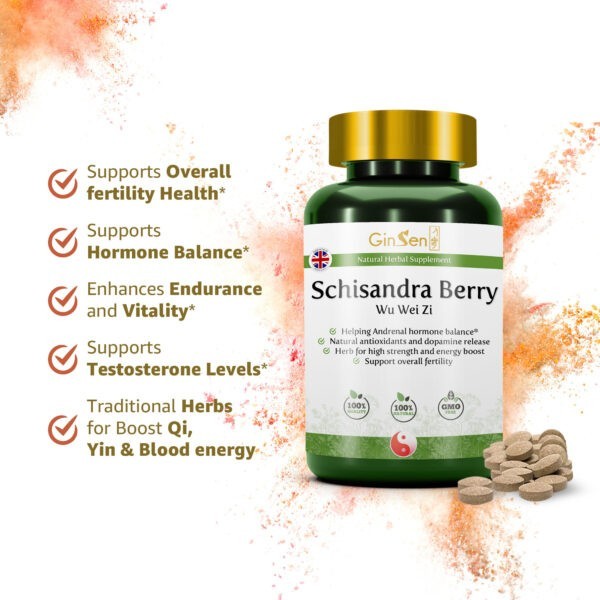 Schisandra Berry Supplement Wu Wei Zi by GinSen