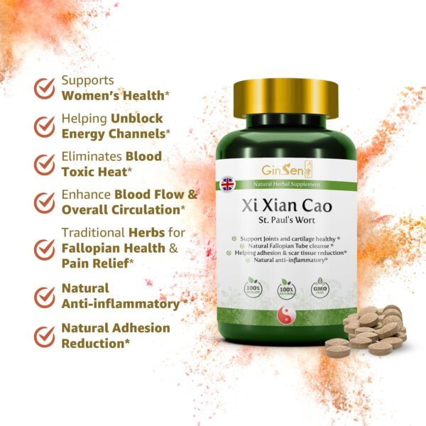 St Paul’s Wort Tablets Xi Xian Cao by GinSen