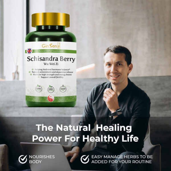 Schisandra Berry Supplement Wu Wei Zi by GinSen