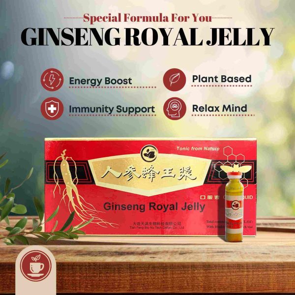 5 Boxes Red Ginseng Royal Jelly Oral Liquid